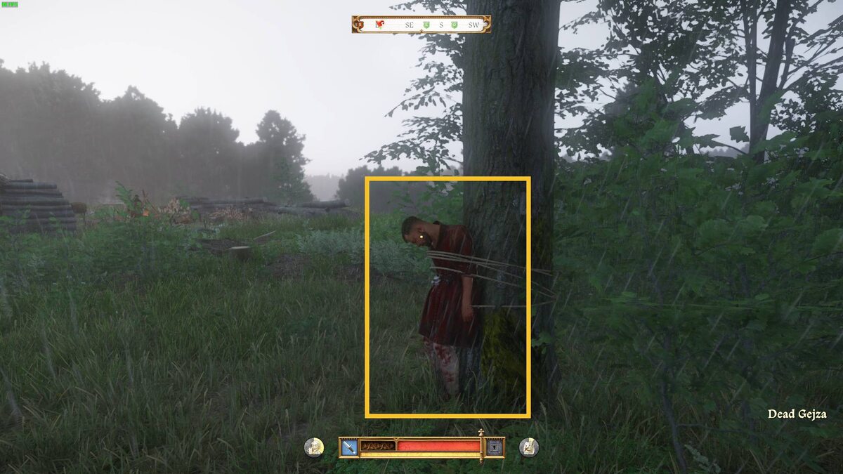 Kingdom Come Deliverance 2 Tibor Miri Fajta: body on a tree.