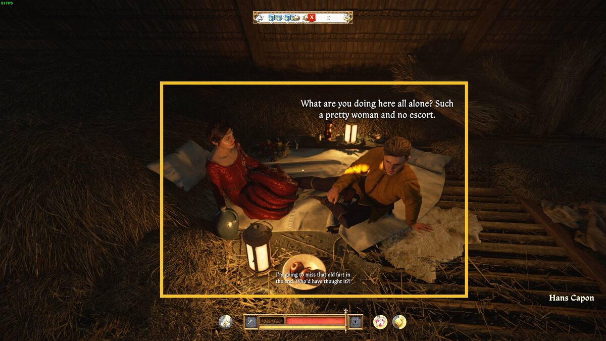 Kingdom Come Deliverance 2 concubine wedding: Hans Capon.