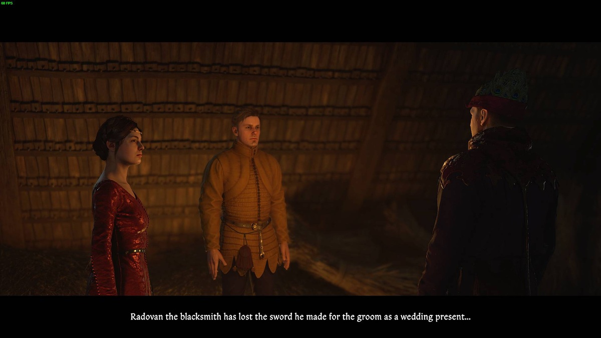 Kingdom Come Deliverance 2 sword wedding: Hans Capon.