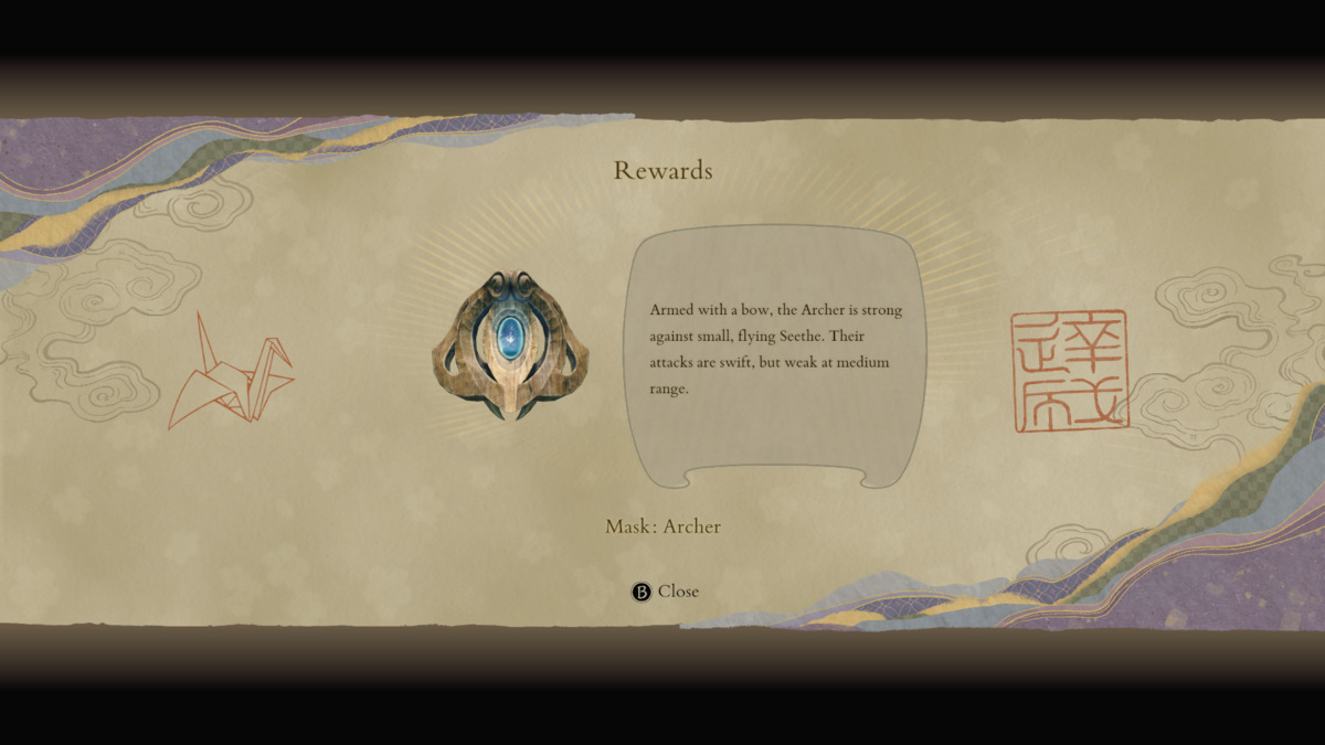 Kunitsu-Gami Path of the Goddess how to get new villager roles: reward screen.