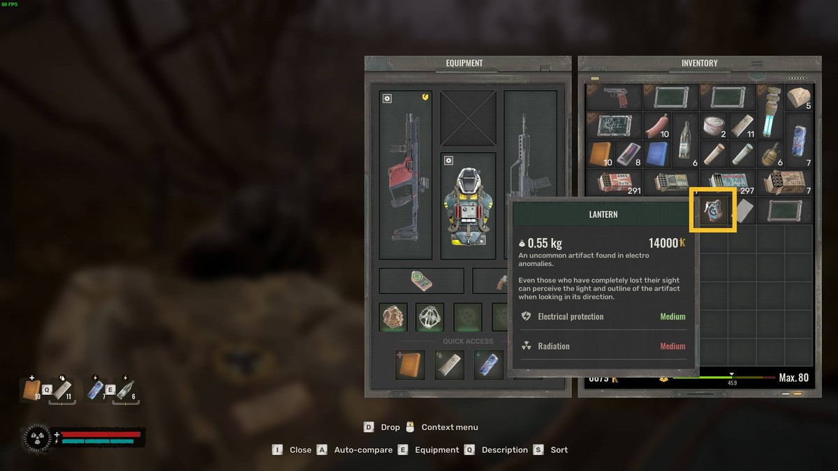 Stalker 2 artifact locations: anomaly.