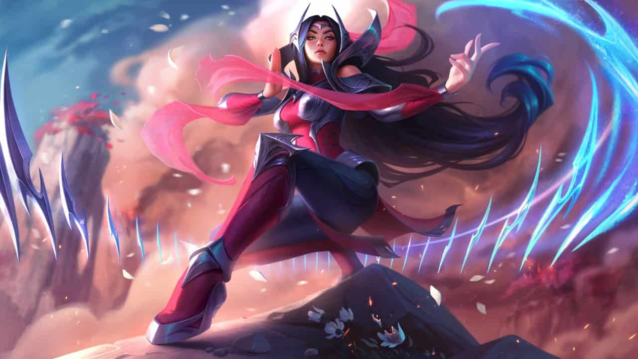 An image of Irelia, a brawler in League of Legends. Image from Riot Games.