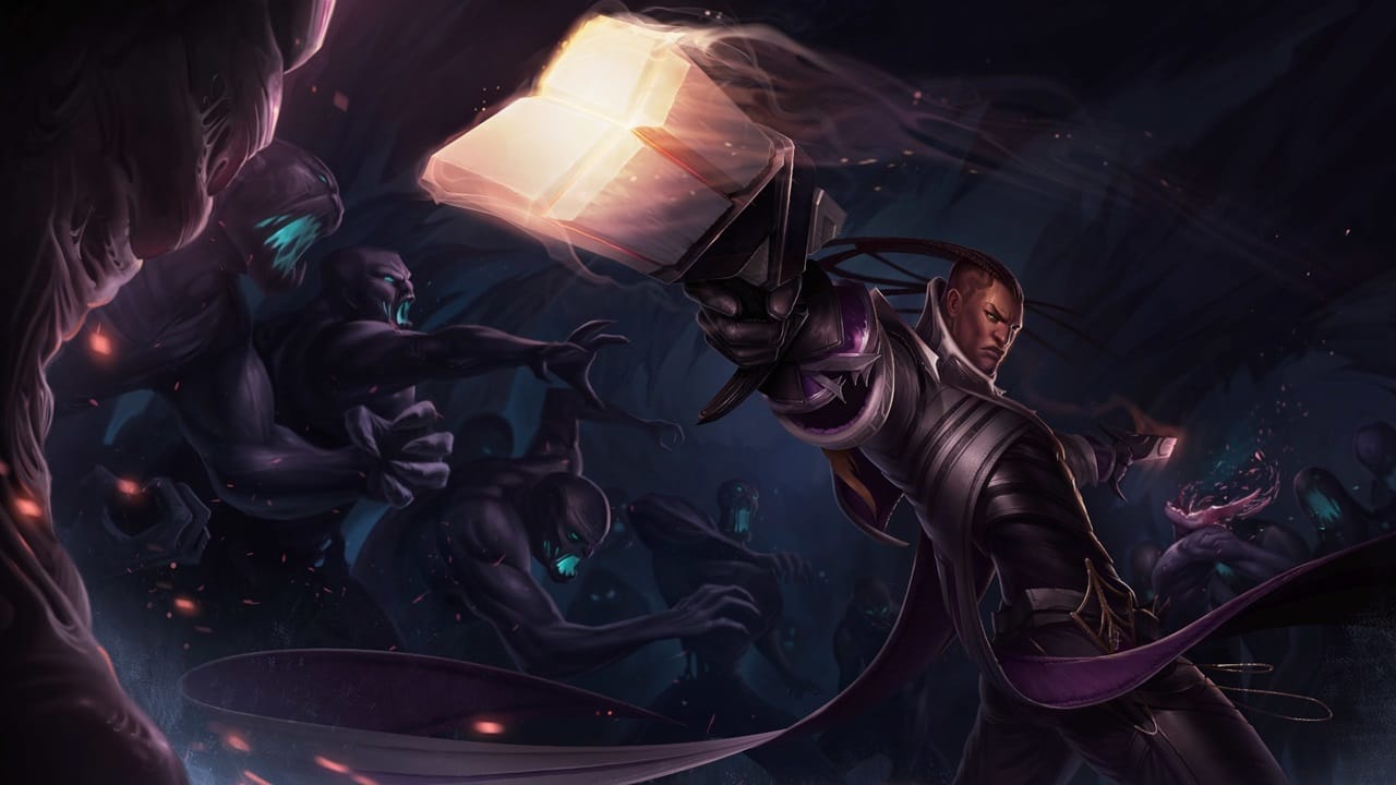 An image of Lucian, a marksman in League of Legends. Image from Riot Games.