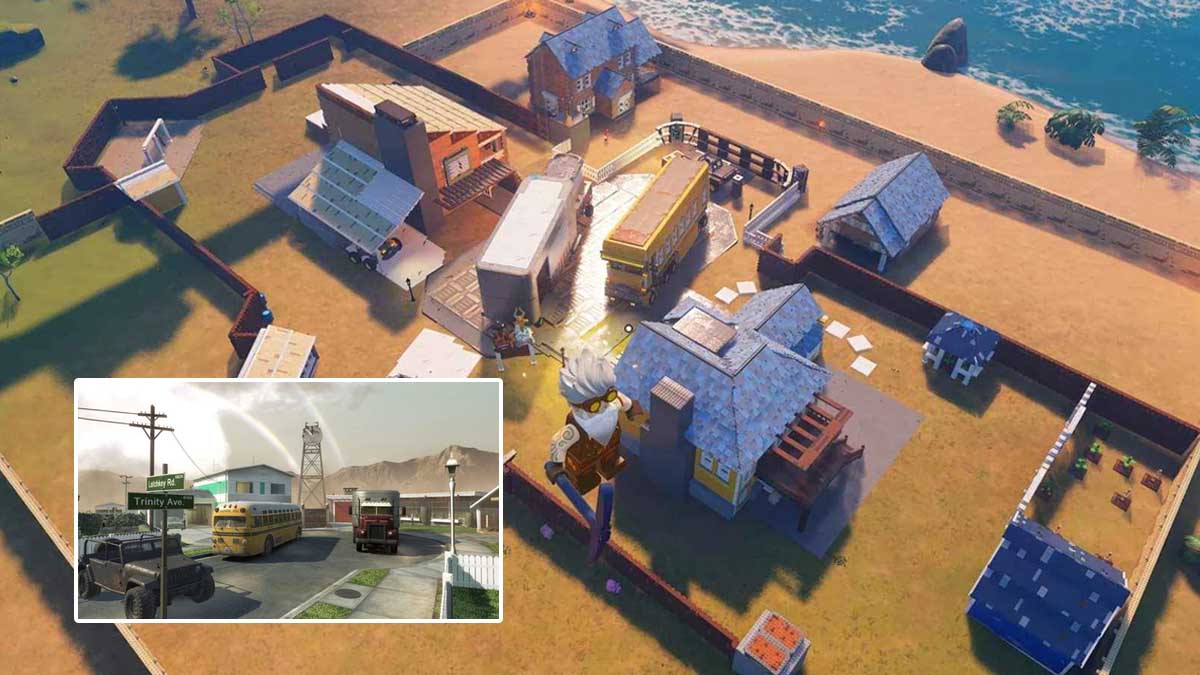 Call of Duty Nuketown in LEGO Fortnite