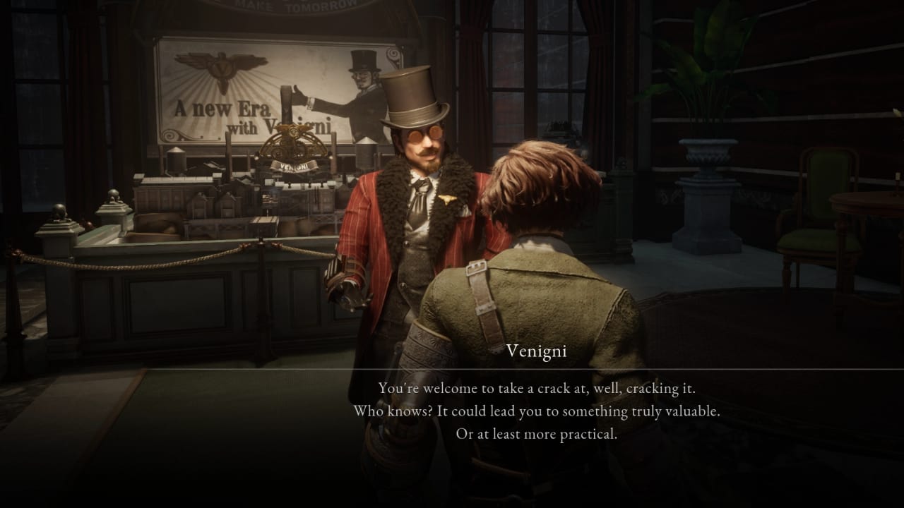 Where to find 221b Boulevard in Lies of P: Venigni offers to decrypt the Cryptic Vessel.