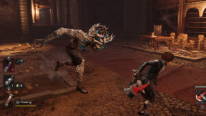 How to find the Lies of P Archbishop’s Holy Mark in St Frangelico Cathedral: P is chased by a large decay monster.