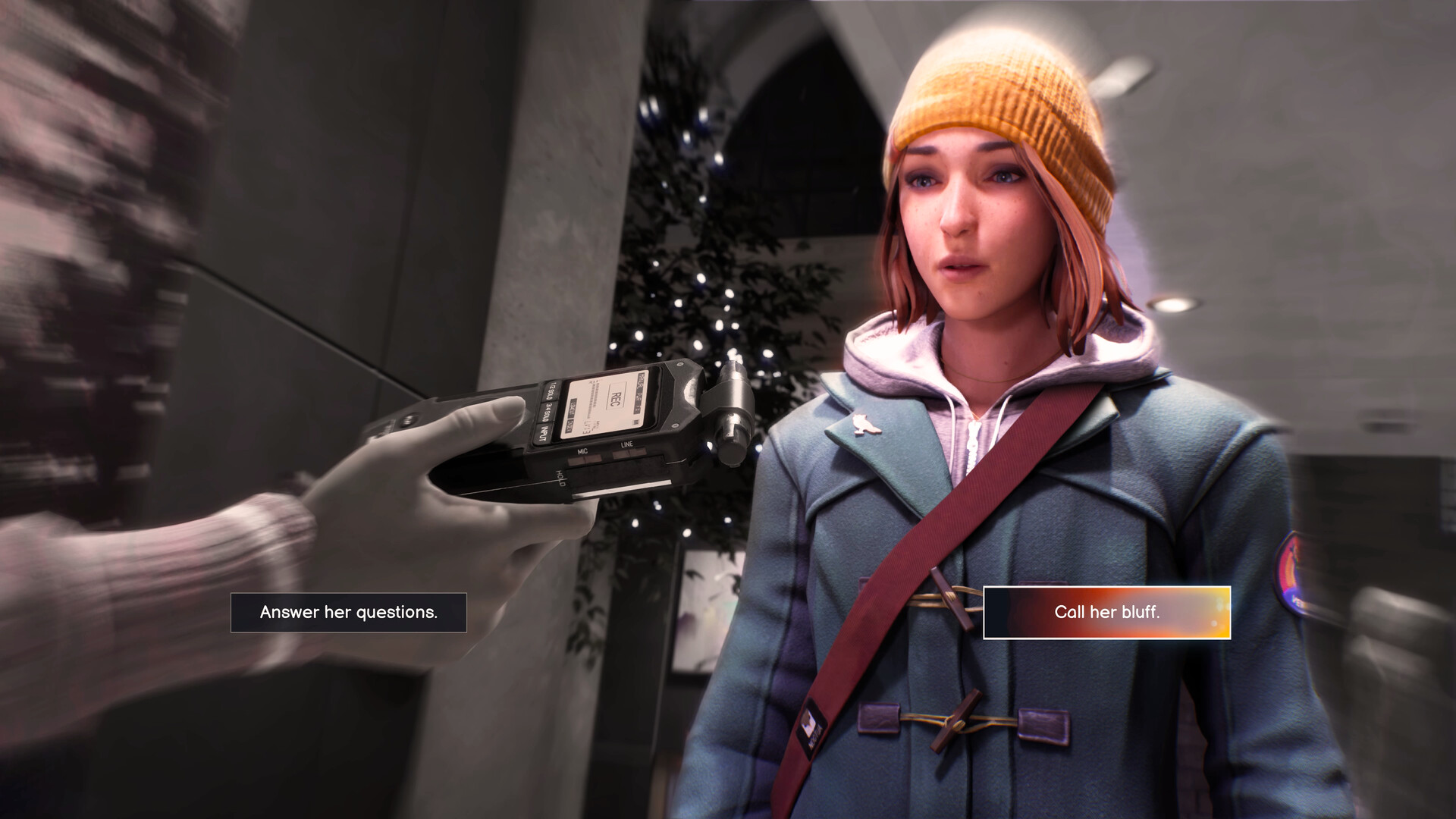 life is strange double exposure - max caufield chooses on a dialogue option