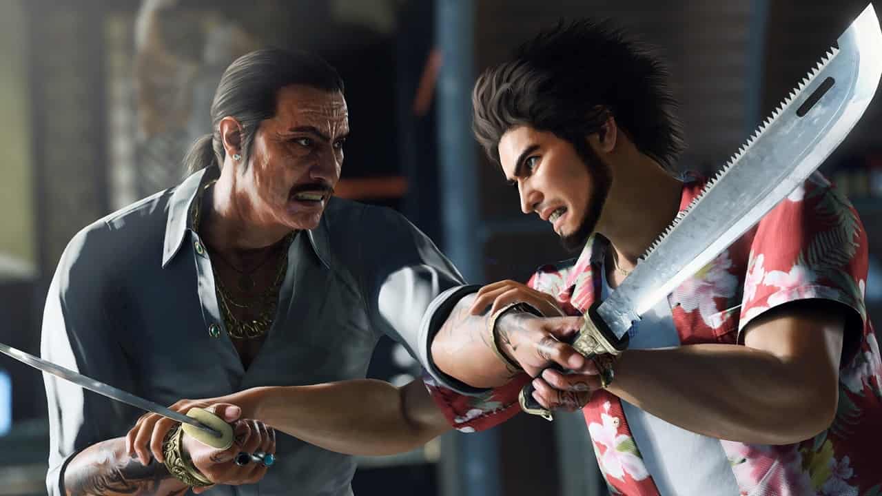 Ichiban Kasuga fights Dwight, a boss in Like a Dragon Infinite Wealth. Image from Sega.