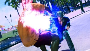 Like a Dragon Infinite Wealth turn-based - An image of Kiryu fighting an enemy in the game. Image from Sega.