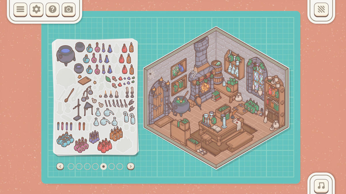Little Corners: diorama of a small room.