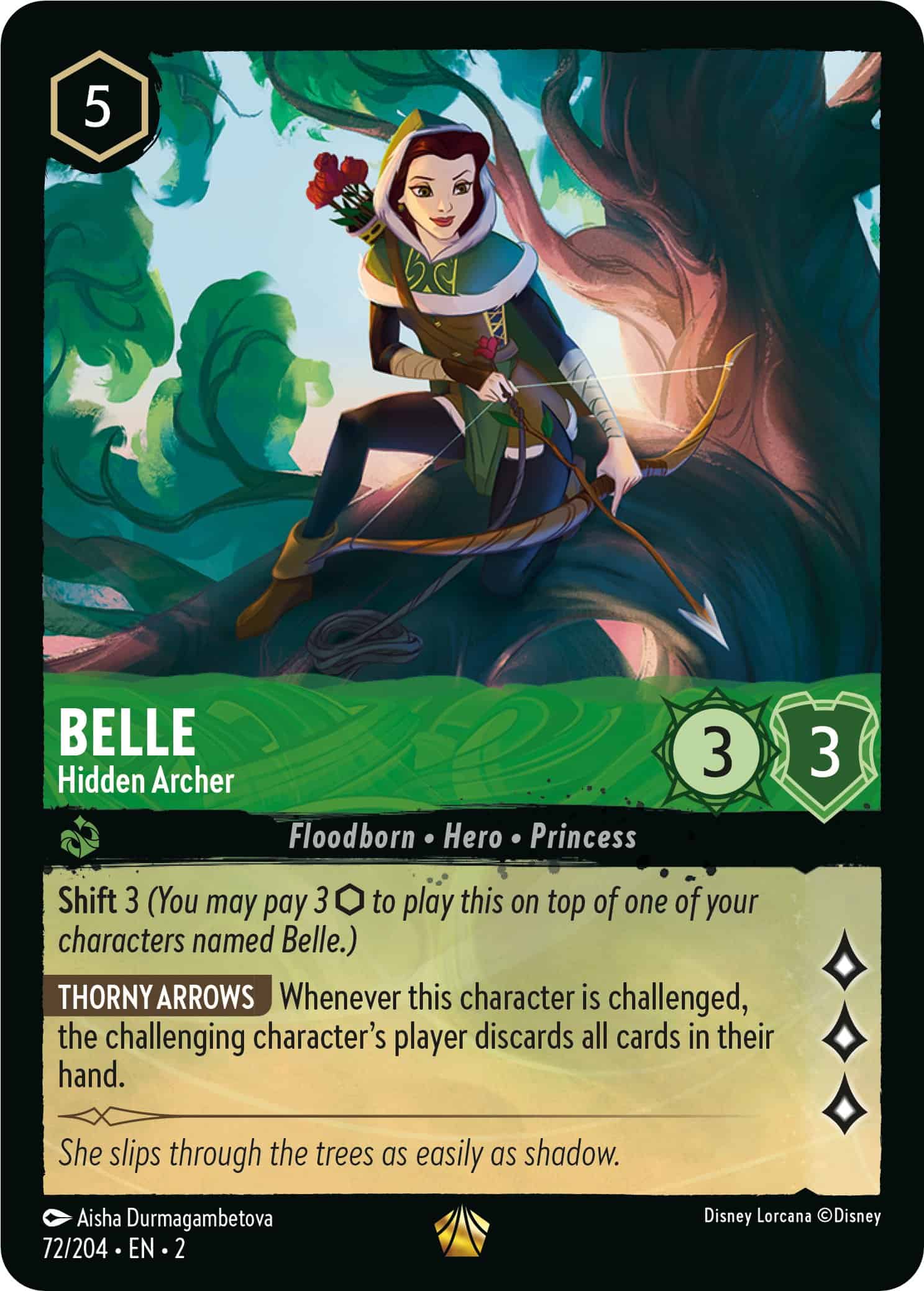 Belle from Disney Lorcana Rise of the Floodborn