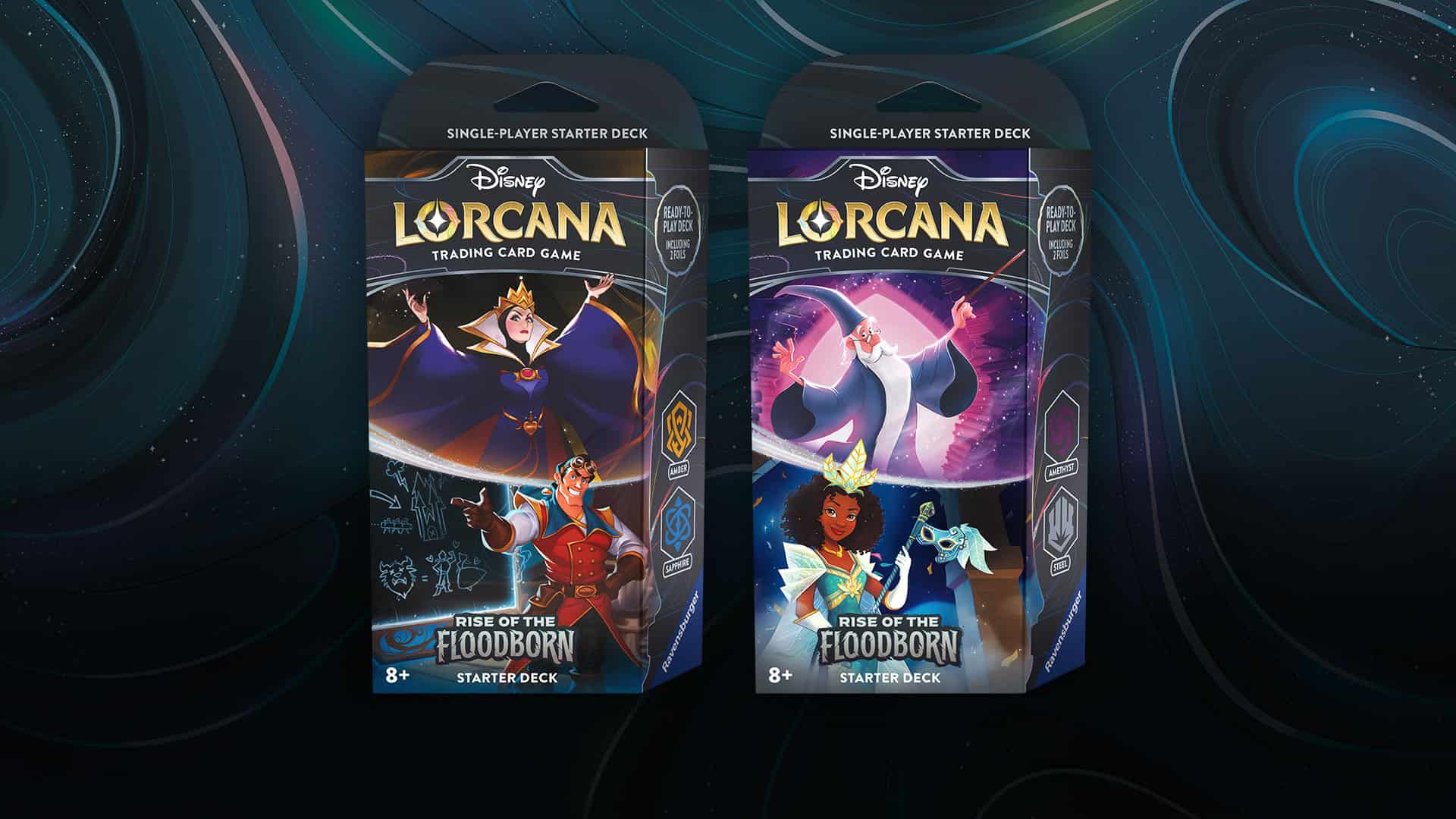 Disney Lorcana Rise of the Floodborn starter decks