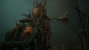 Lords of the Fallen best starting weapon: The Hushed Saint on horseback in his cinematic intro.