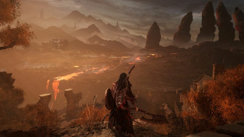 Lords of the Fallen fast travel: scenery showing some of the world