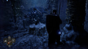 How to upgrade the Umbral Lamp in Lords of the Fallen: A player meets Molhu in the Umbral Realm.