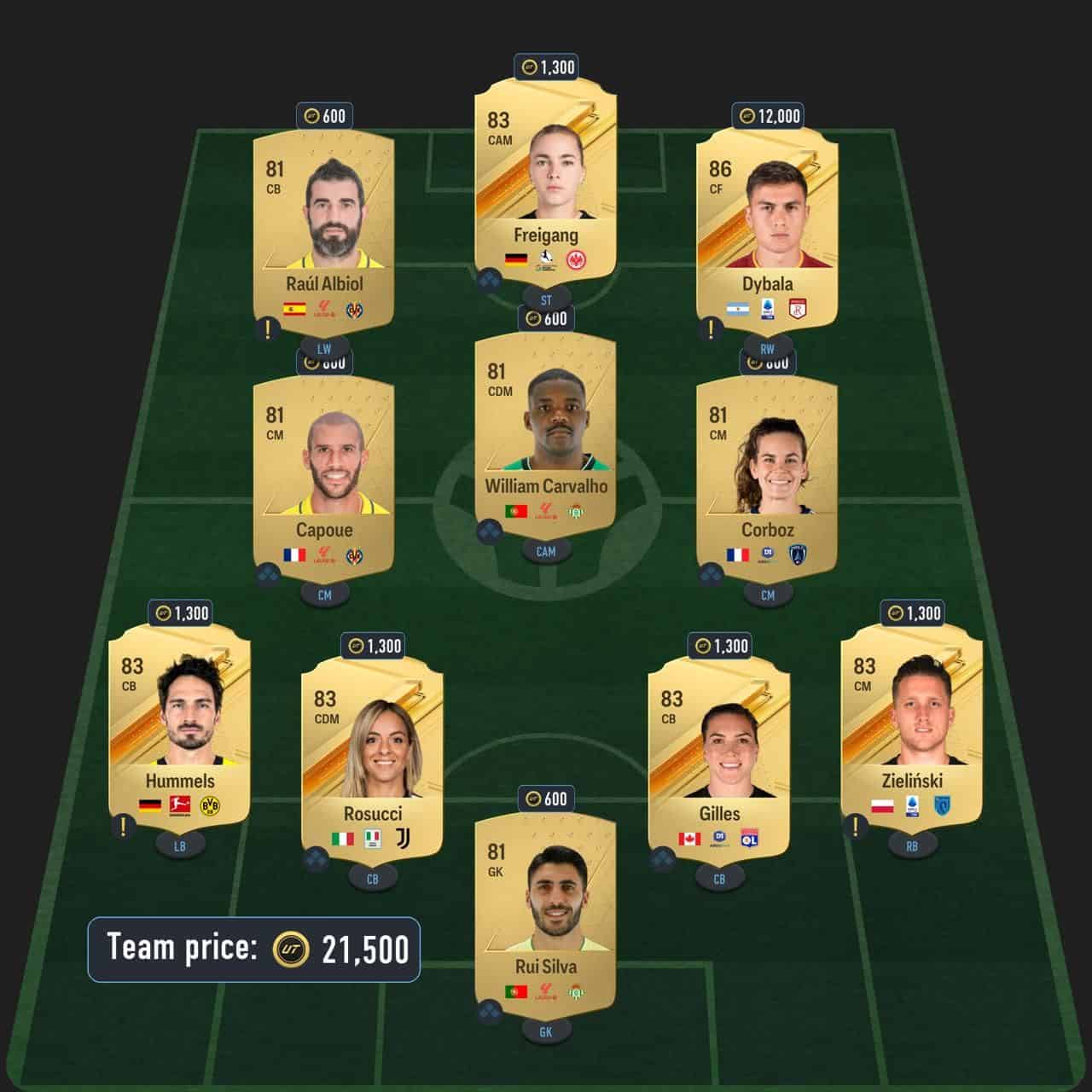 lozano fc pro live sbc solution fc 24 83-rated squad