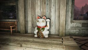 Once Human Lucky Cat: lucky cat in a house.