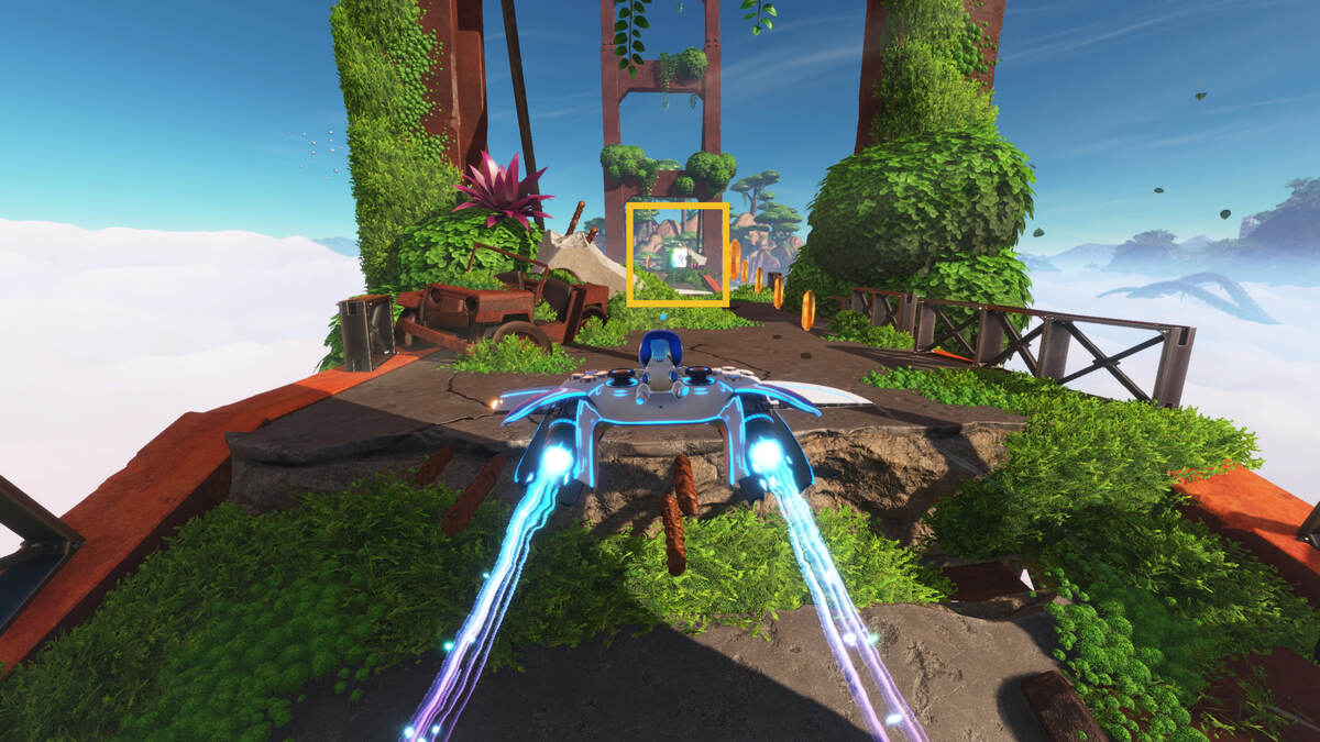 Astro Bot Machine Learning: Astro exploring the Machine Learning level.