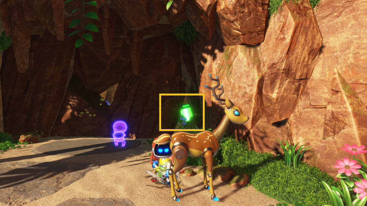Astro Bot Machine Learning: Astro exploring the Machine Learning level.