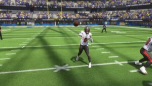 NFL 18 screenshots showcasing Madden 24 Superstar.