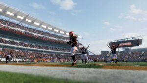 Madden 25 how to griddy: A player hitting the griddy in Madden 25.