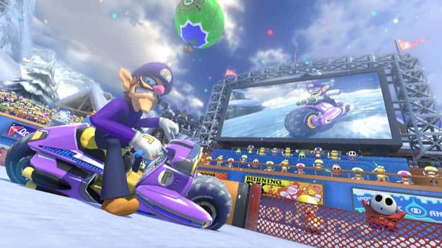 mario kart 8 best character waluigi