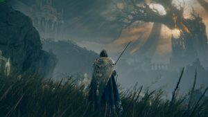 Elden Ring Shadow of the Erdtree martial arts: Tarnished in Gravesite Plain.
