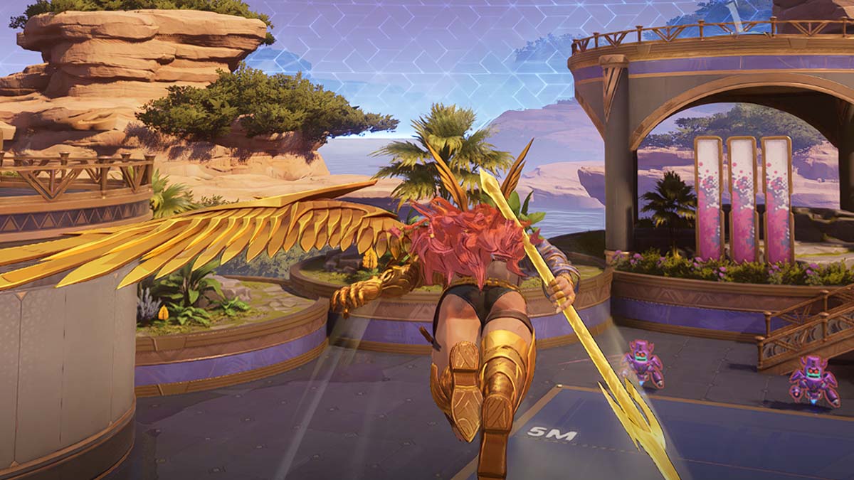 Angela flying in Marvel Rivals