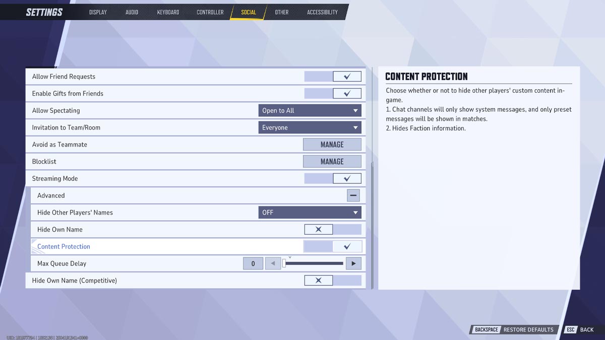 Content protection in Marvel Rivals