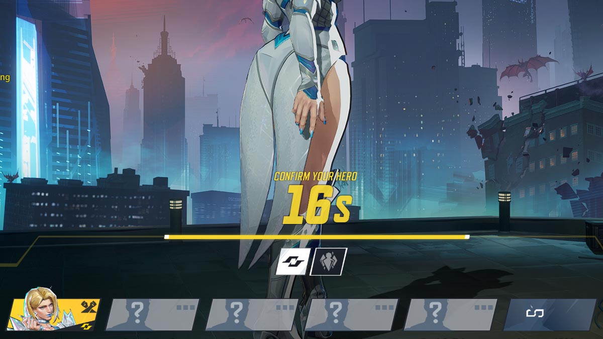 Emma Frost hero selection in Marvel Rivals