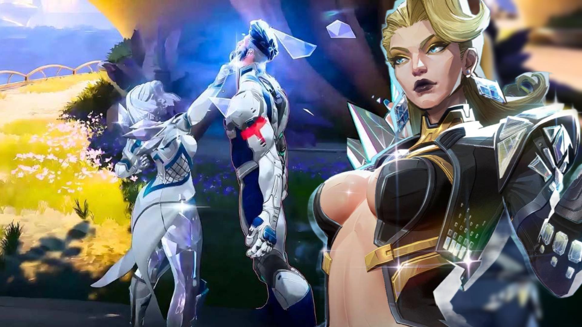 Marvel Rivals Emma Frost Choking Mister Fantastic