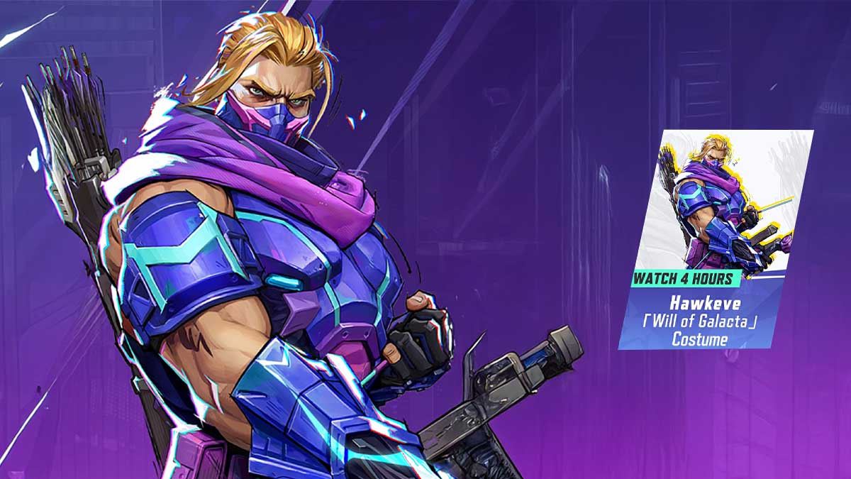 Free Hawkeye skin on Twitch