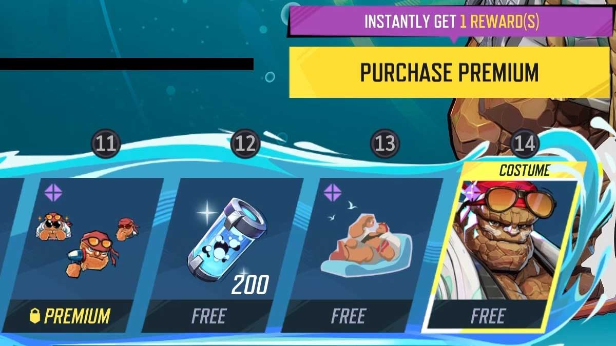 Free summer skin in Marvel Rivals for The Thing