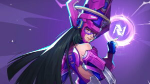 Image of Galacta, daughter of Galctus, in Marvel Rivals.