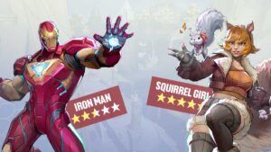 Iron Man and Squirrel Girl ratings in Marvel Rivals