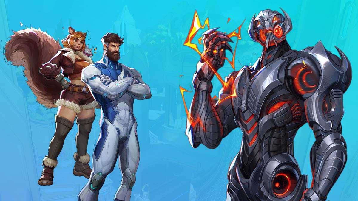 Squirrel Girl, Mister Fantastic, and Ultron in Marvel Rivals