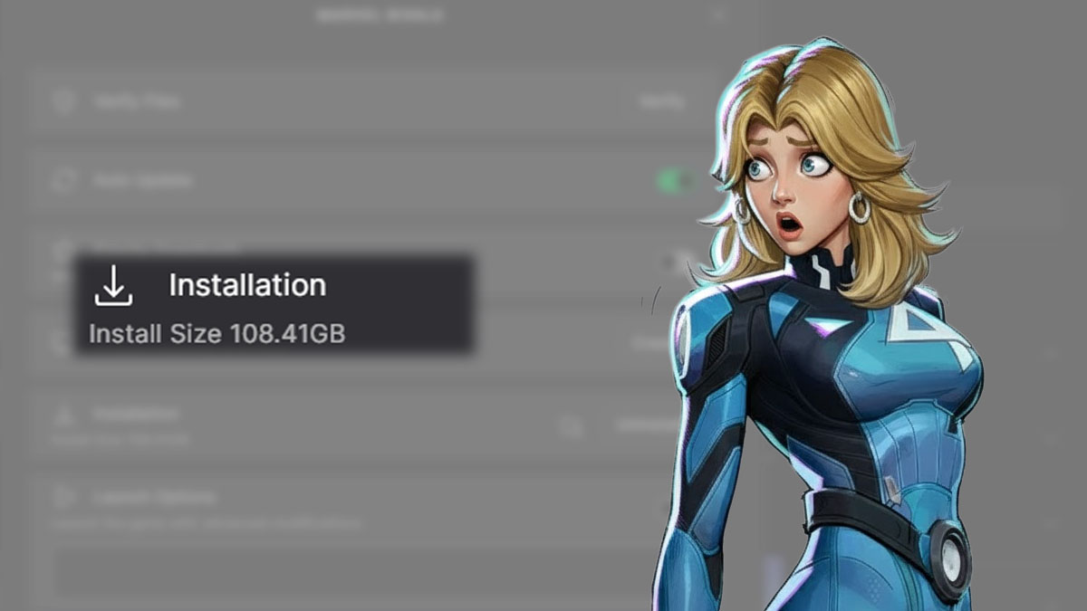 Invisible Woman shocked in Marvel Rivals