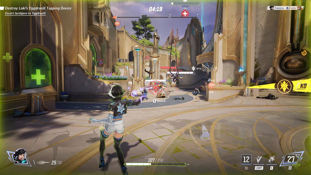 Luna Snow defeats an enemy in Marvel Rivals.