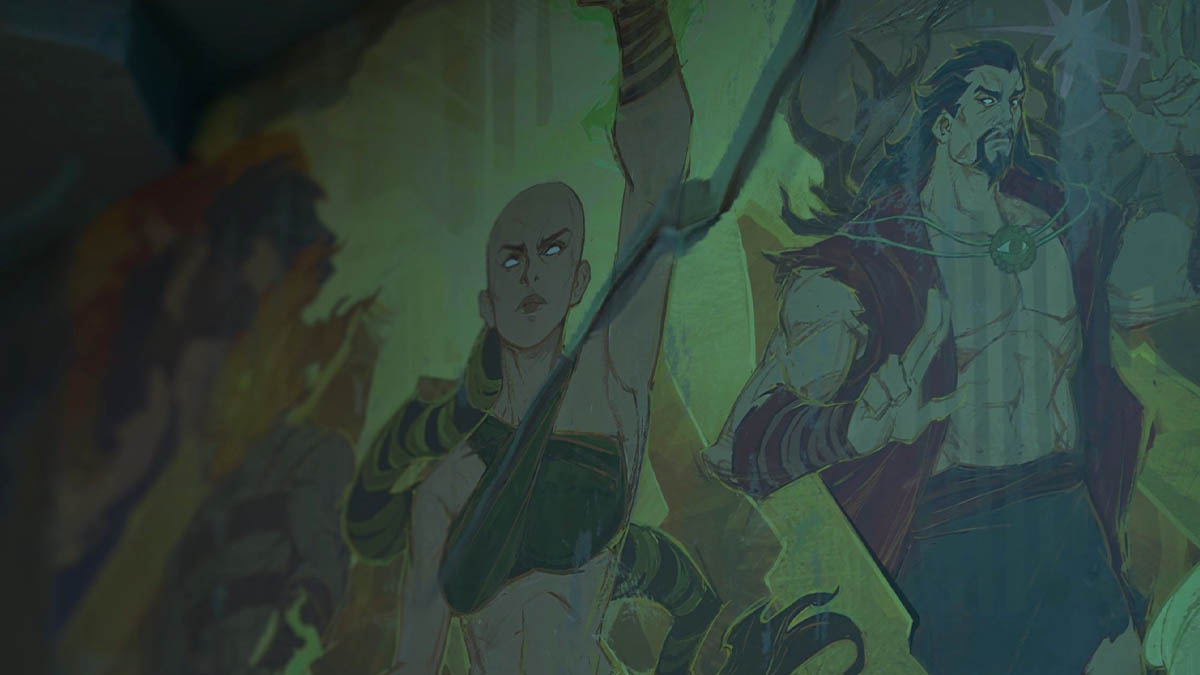 Mural on the new Marvel Rivals map