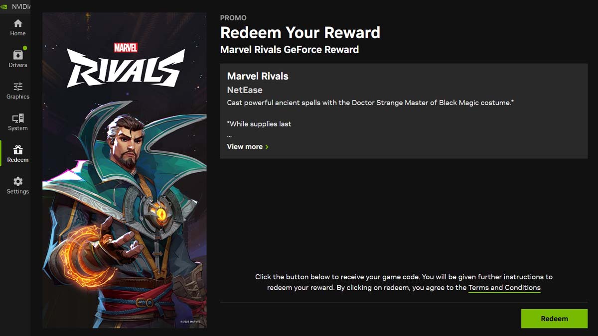 Free Doctor Strange skin in Marvel Rivals