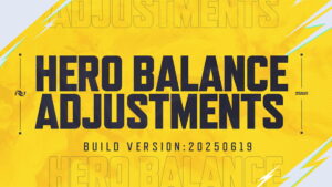 Yellow on white image for the Marvel Rivals patch 20250619 build.