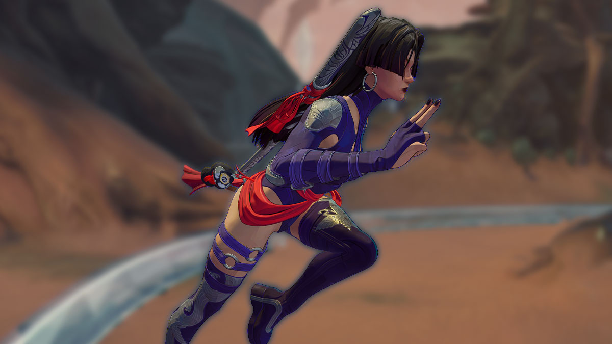 Psylocke using a Venom Accessory in Marvel Rivals