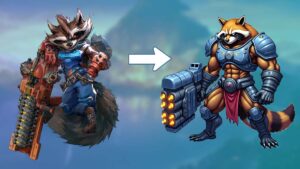 Rocket Raccoon in Marvel Rivals Season 2