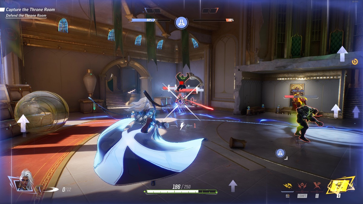 Storm uses the combat buff in Marvel Rivals.