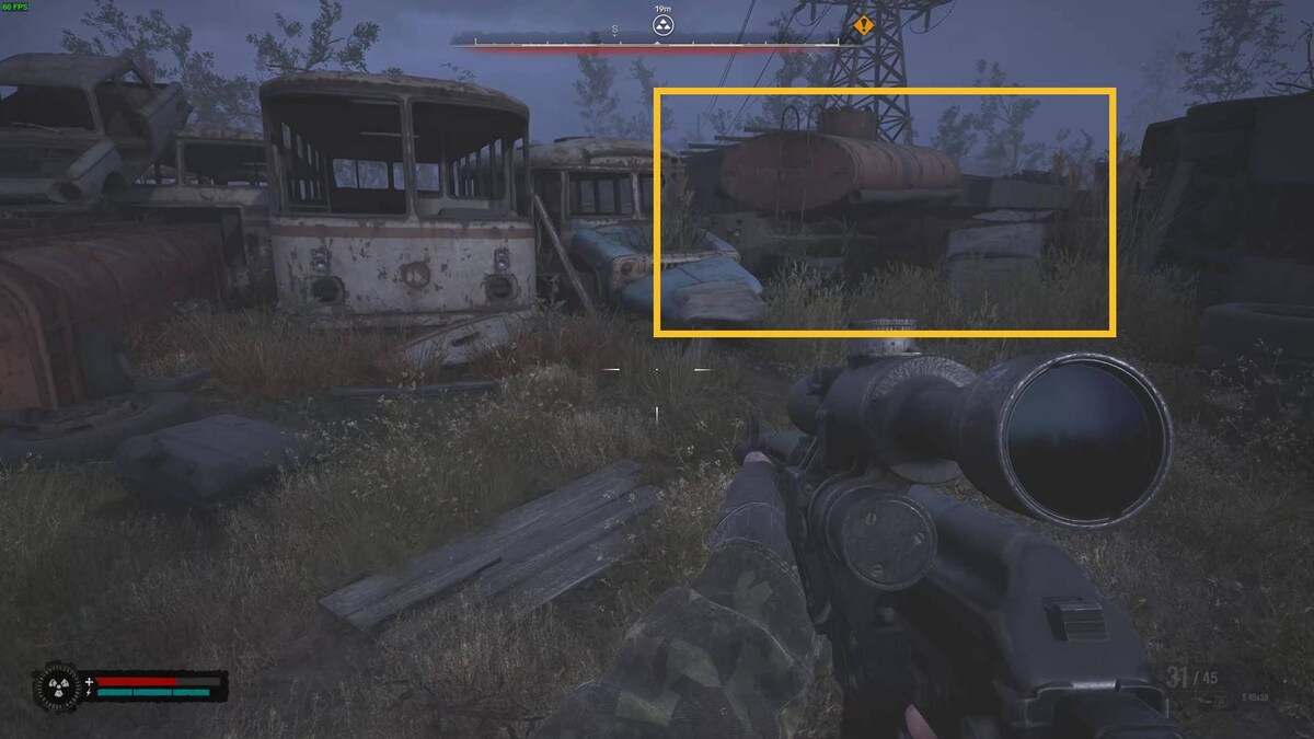 Stalker 2 Journalist's Stash locations: Stalker tracking down stashes.