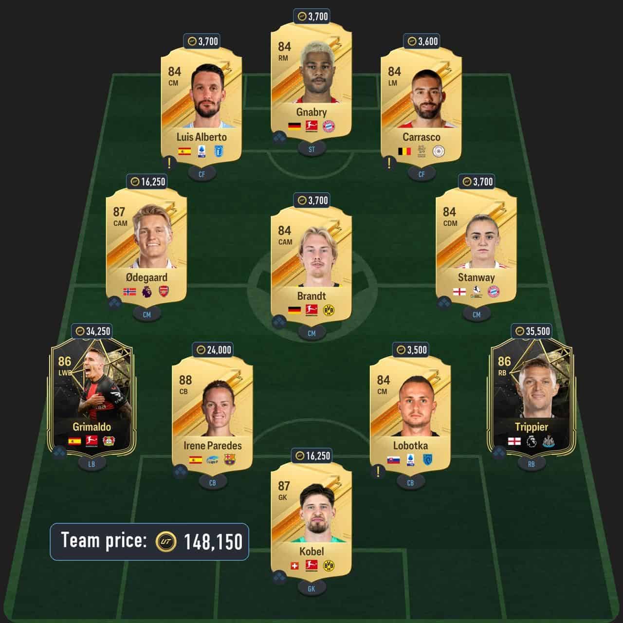 mbappe potm sbc solution fc 24 86-rated squad (2)