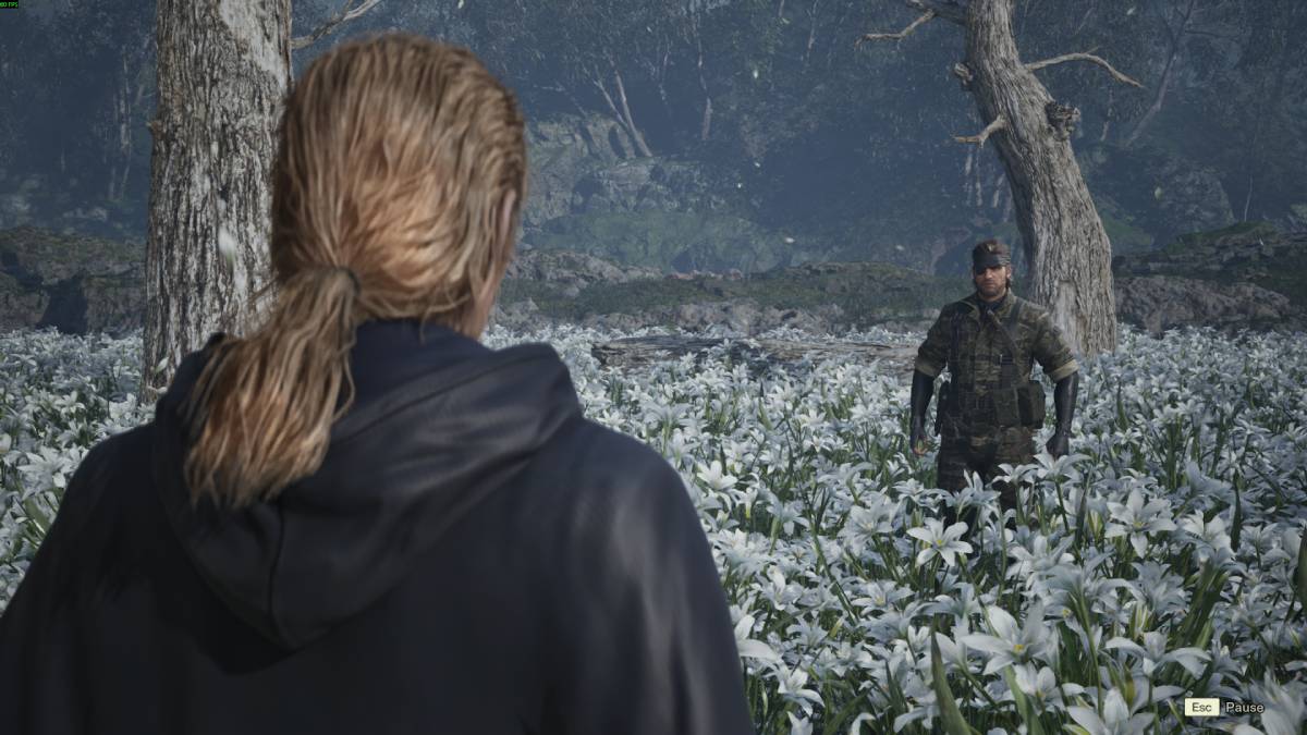 Metal Gear Solid Delta: Snake Eater review: The Boss and Snake.