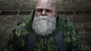 Metal Gear Solid Delta Snake Eater The End: The End sleeping.