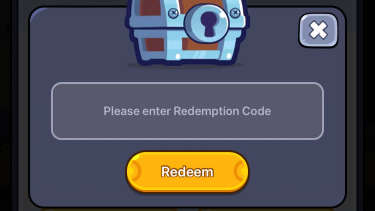 Mini Heroes Magic Throne codes: redemption text field box.