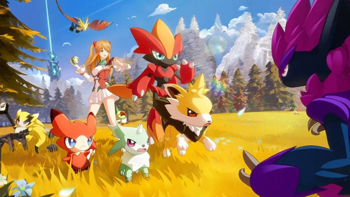 Miraibo GO codes: creatures in a field.